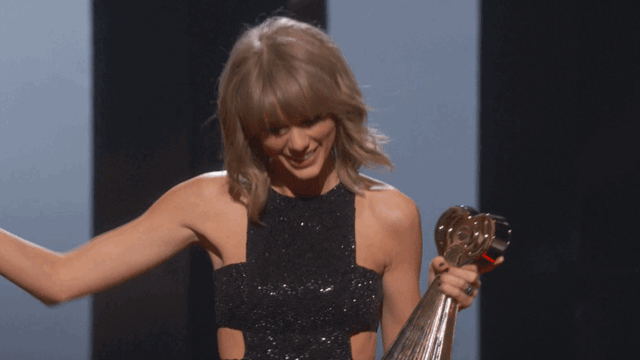 Giphy The new Taylor ain't too shabby.
